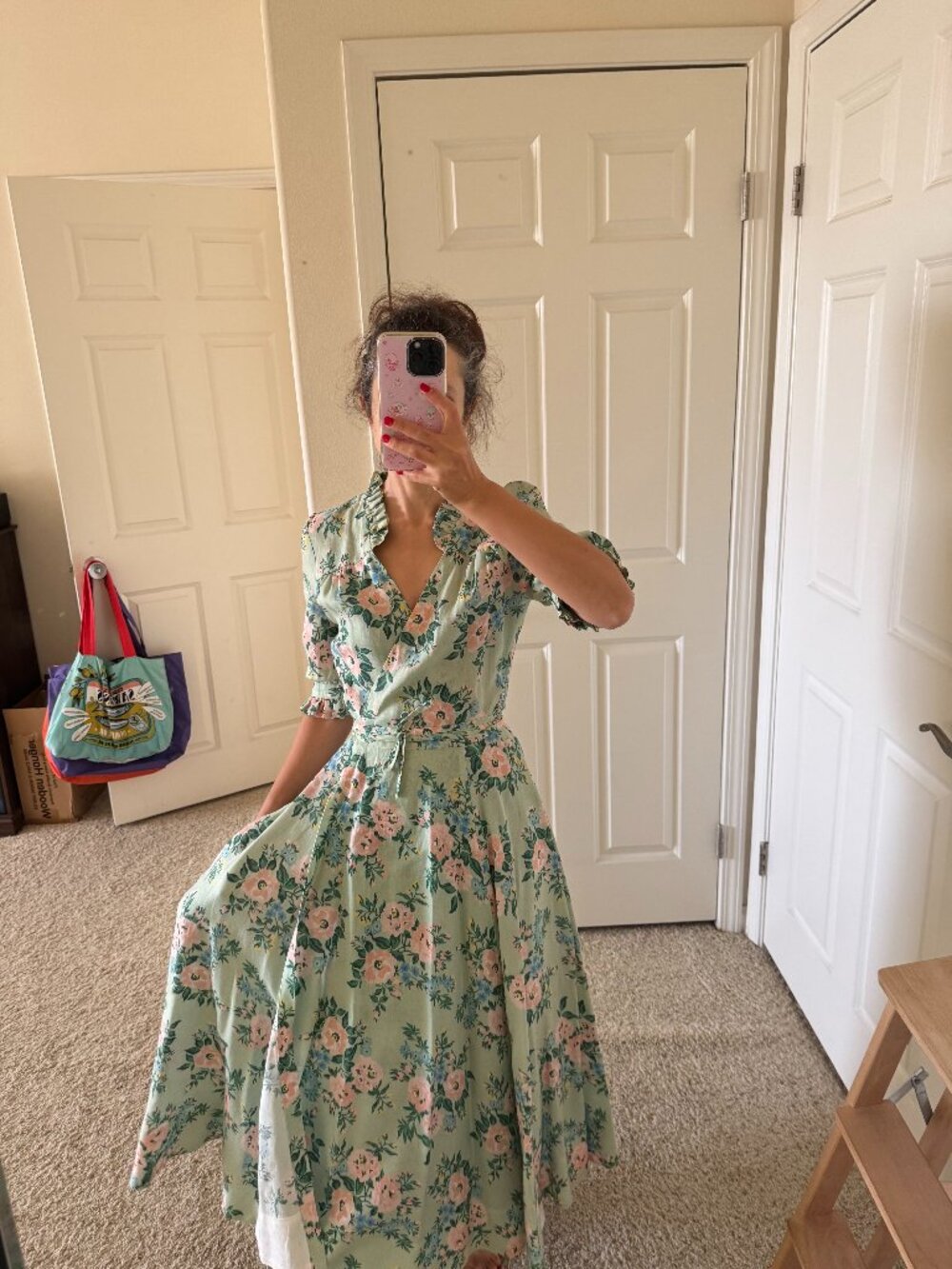 The Darcy Dress with short sleeves from Son de Flor